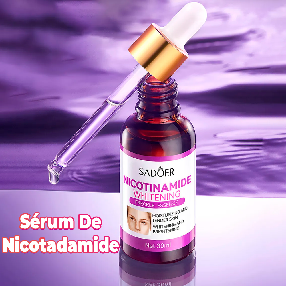 Sérum Facial con nicotadamide| Suero para Todo Tipo de Piel | Iluminador y Antimanchas de Noche | Hidratante, Suave y Rejuvenecedor | Cuidado Facial Diario para Piel Radiante, Lisa y Uniforme - Image 2