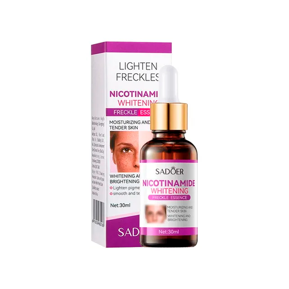 Sérum Facial con nicotadamide| Suero para Todo Tipo de Piel | Iluminador y Antimanchas de Noche | Hidratante, Suave y Rejuvenecedor | Cuidado Facial Diario para Piel Radiante, Lisa y Uniforme