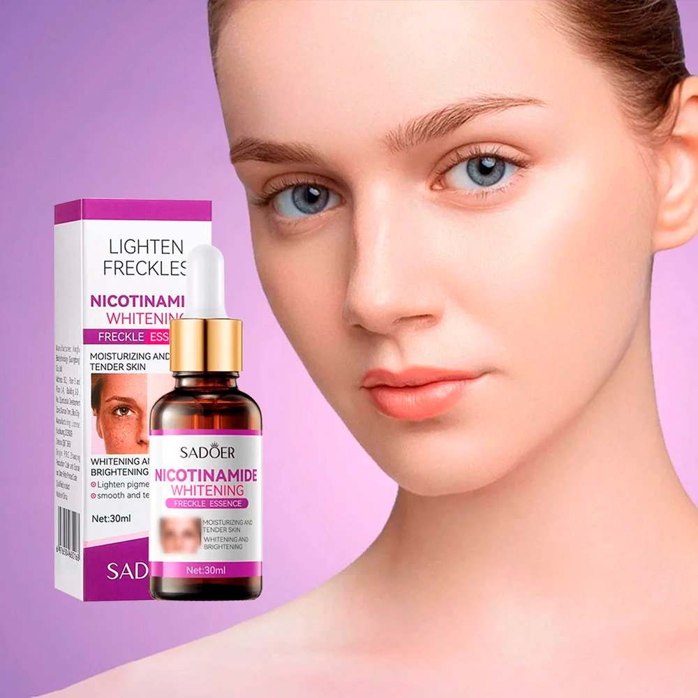 Sérum Facial con nicotadamide| Suero para Todo Tipo de Piel | Iluminador y Antimanchas de Noche | Hidratante, Suave y Rejuvenecedor | Cuidado Facial Diario para Piel Radiante, Lisa y Uniforme - Image 5