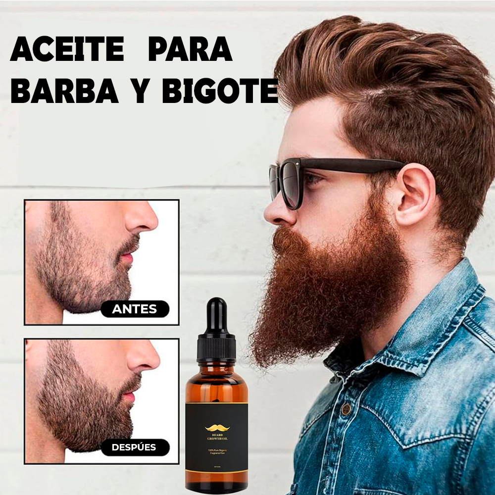 Aceite para Barba DMQ para Hombres | Cuidado y Suavizado del Vello Facial | Fórmula Natural Sin Aroma que Acondiciona, Hidrata y Da Brillo | Ideal para Mantener una Barba Saludable y Bien Cuidada | Presentación 1ml - Image 2